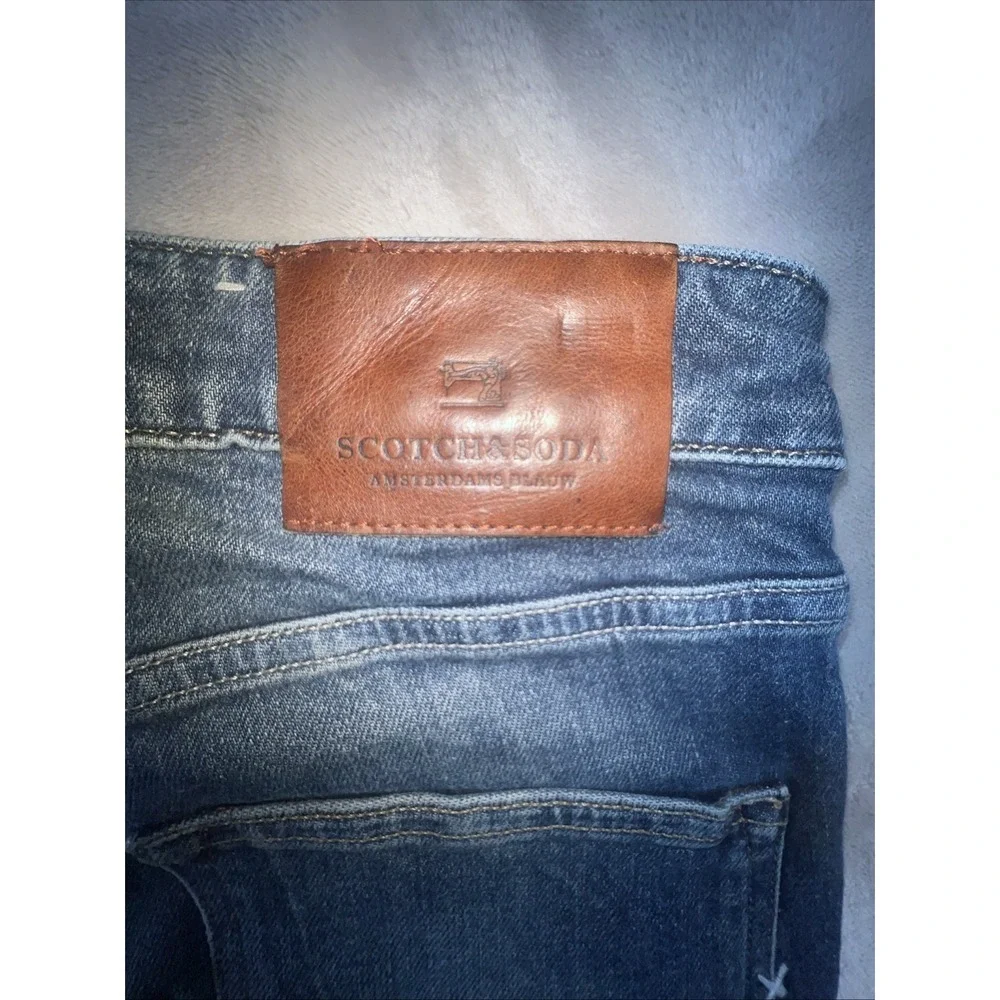 Scotch & Soda Skim Amsterdams Blauw Jeans Mens 29x32  Slim ‎ Blue